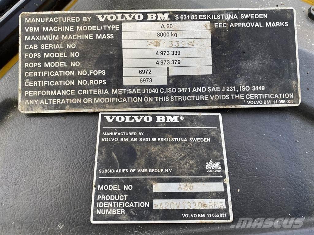 Volvo A20 Mini Dumpers
