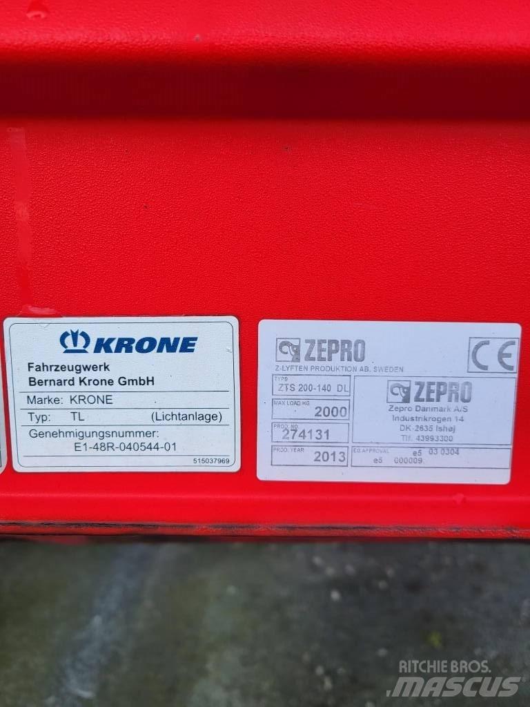 Krone SDP 27 Schuifzeilen