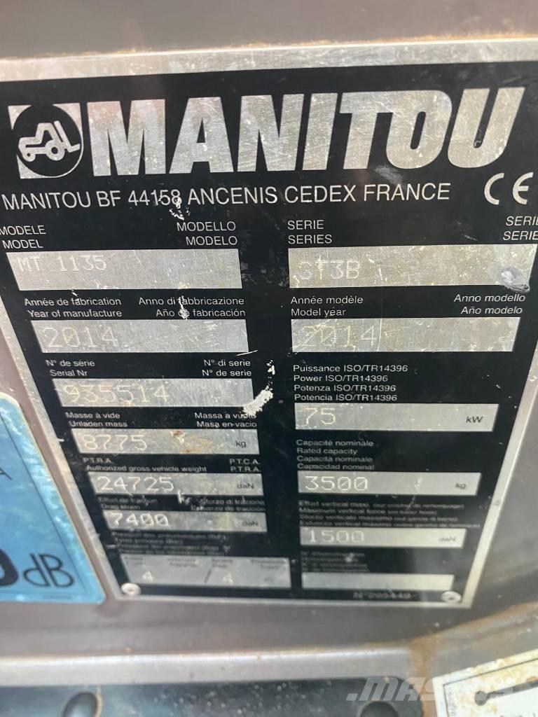 Manitou MT 1135 Verreikers