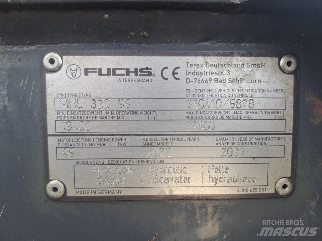 Terex Fuchs MHL320F Laden en Lossen - overige