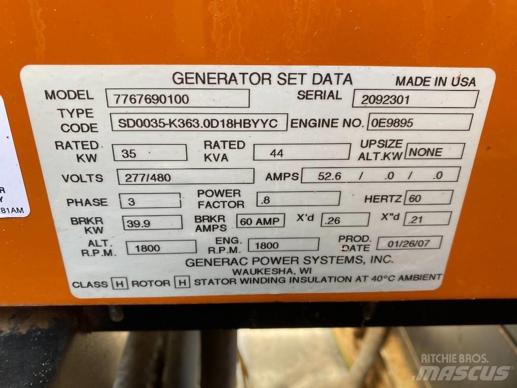Generac 35 KW Diesel generatoren