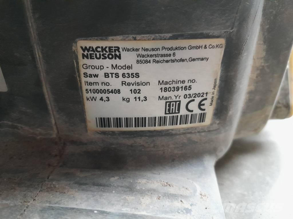 Wacker Neuson BFS635 Steen en betonzagen