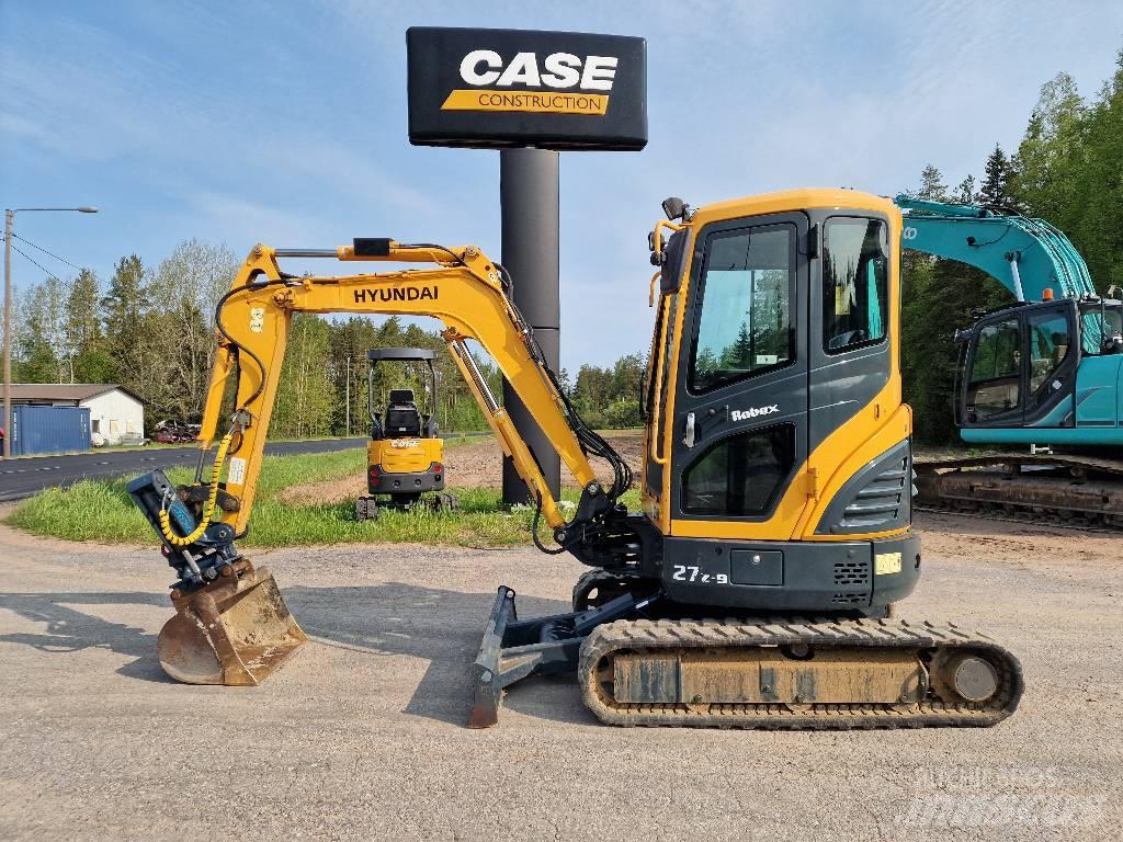 Hyundai Robex 27 Z-9 Minigraafmachines < 7t