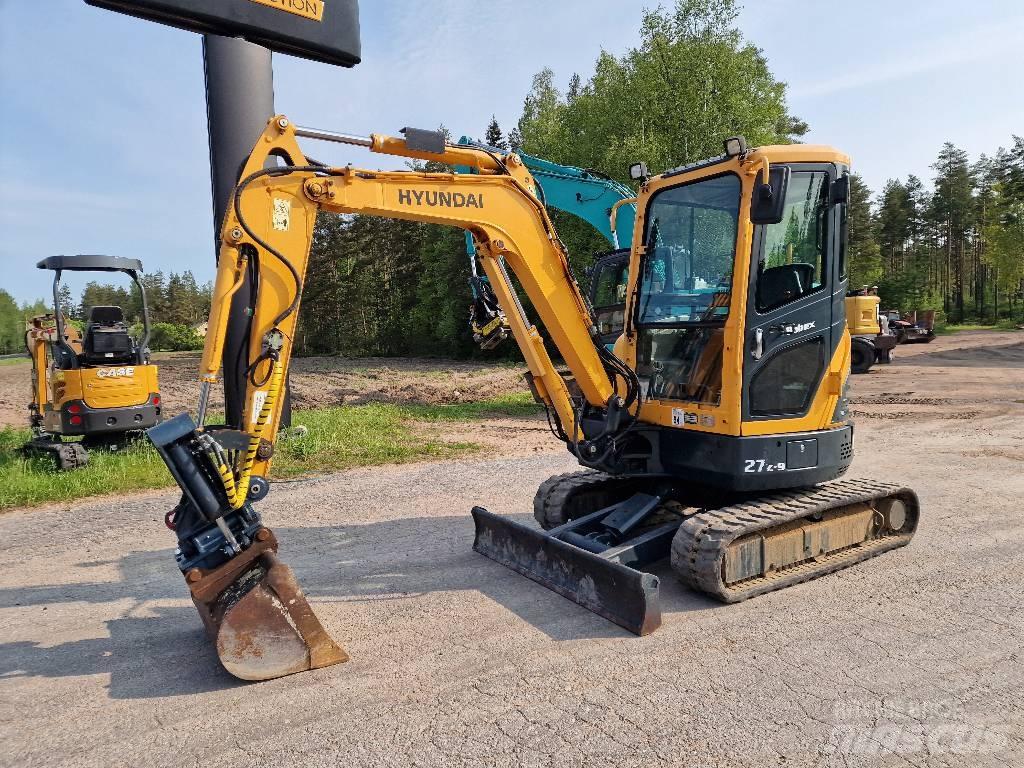 Hyundai Robex 27 Z-9 Minigraafmachines < 7t