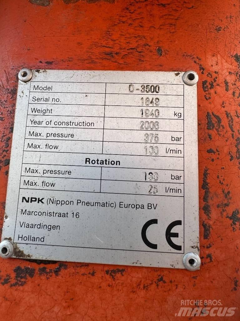 NPK D 3500 Grijpers