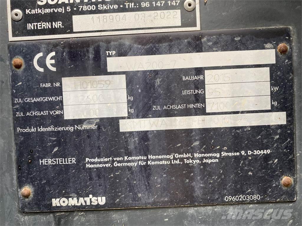 Komatsu WA200-7 Wielladers