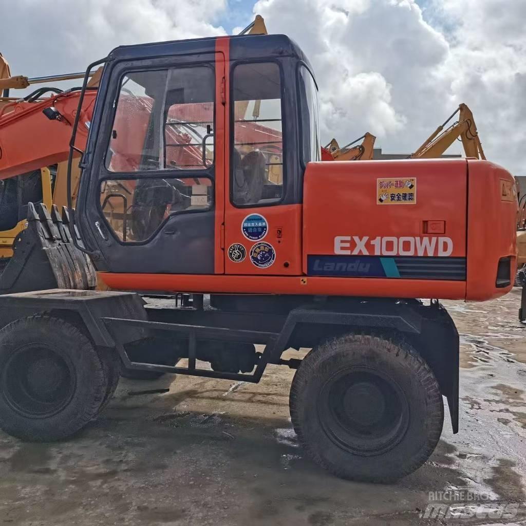 Hitachi EX 100 W D Wielgraafmachines