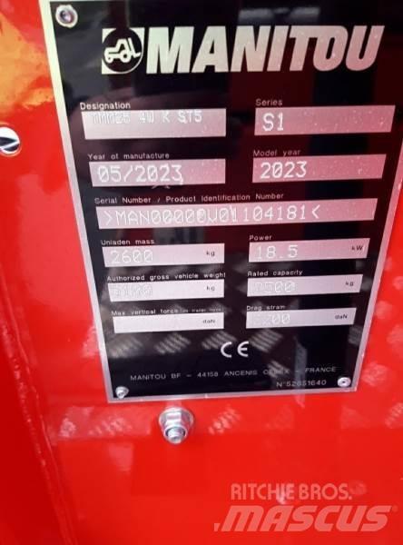 Manitou TMM25 4W Meeneemheftrucks