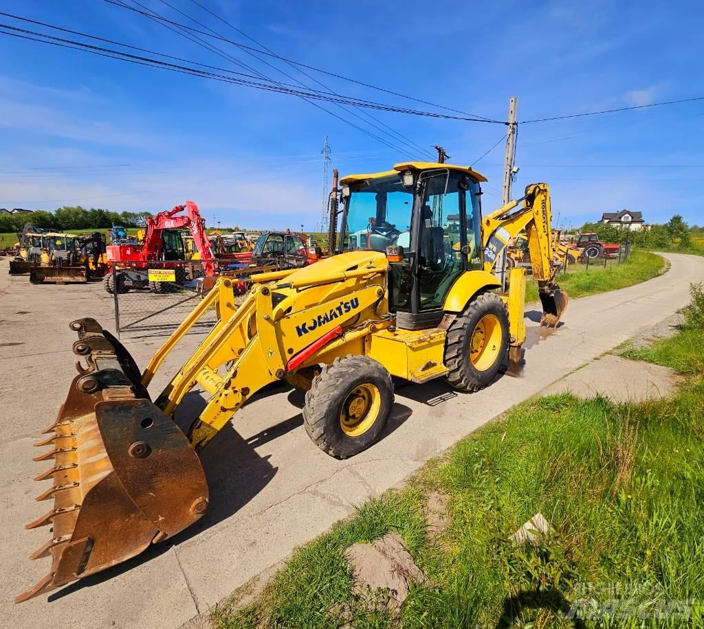 Komatsu WB 93 R Graaf-laadcombinaties
