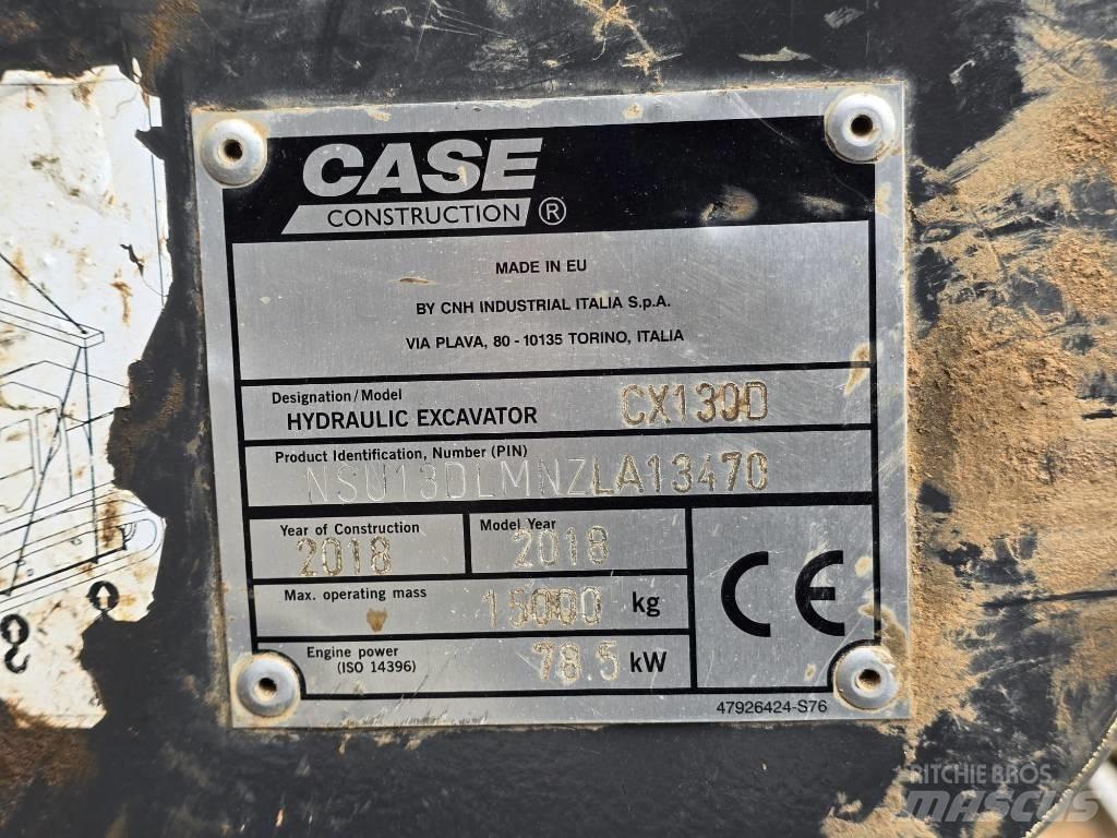 Case CX130 D Rupsgraafmachines