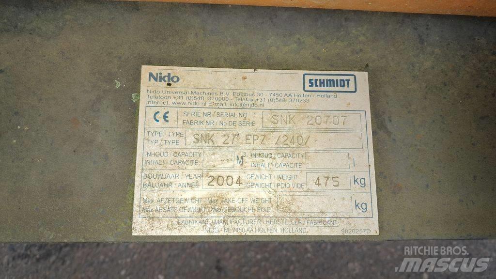 Nido SNK27 EPZ Sneeuwschuivers en -ploegen
