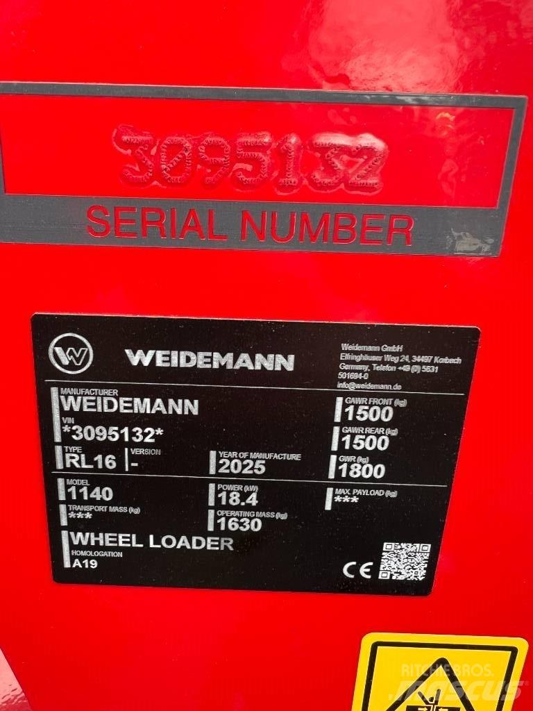 Weidemann 1140 Knik- en schrankladers
