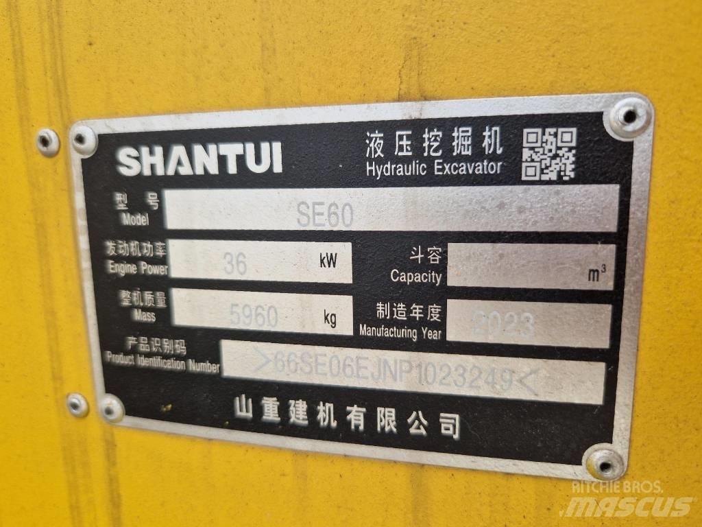 Shantui SE60 Minigraafmachines < 7t