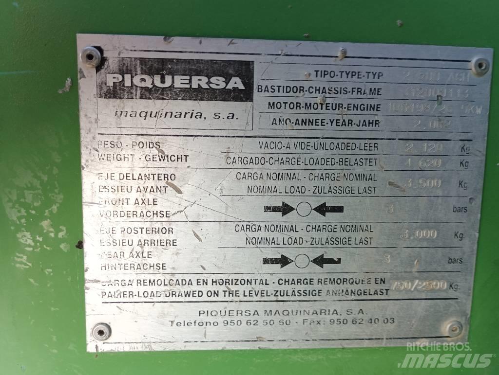 Piquersa 2500 ACH Mini Dumpers
