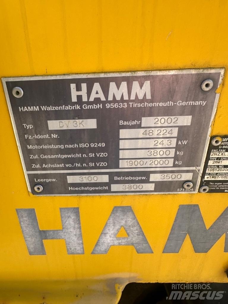 Hamm DW3 tromble Overige walsen