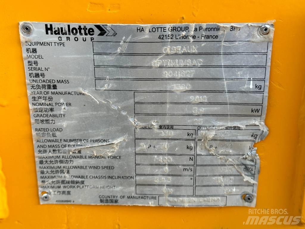Haulotte OPTIMUM 8 Schaarhoogwerkers
