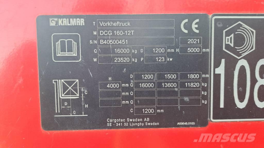 Kalmar DCG160-12T Bouw - Overige