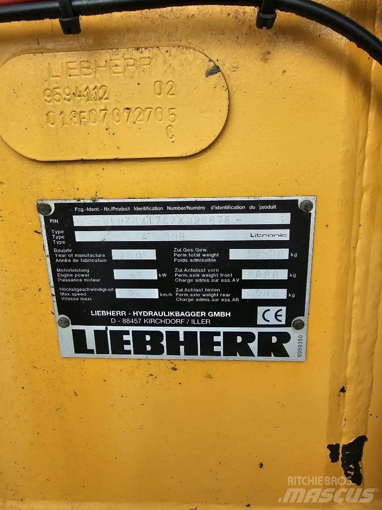 Liebherr A 309 Wielgraafmachines