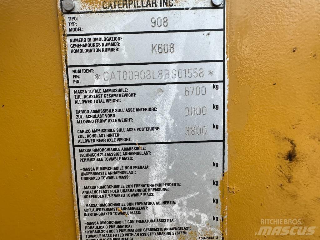 CAT 908 Wielladers