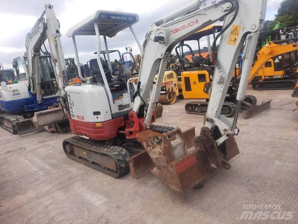 Takeuchi TB23R Minigraafmachines < 7t
