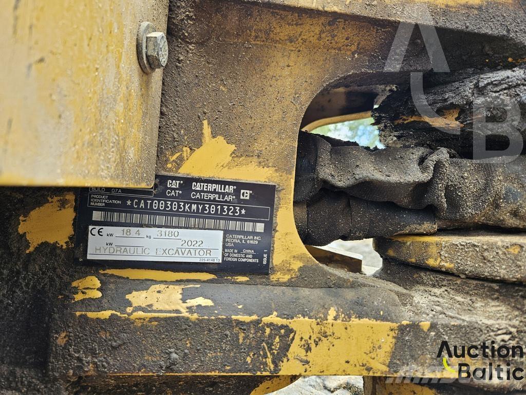 CAT 303 CR Minigraafmachines < 7t