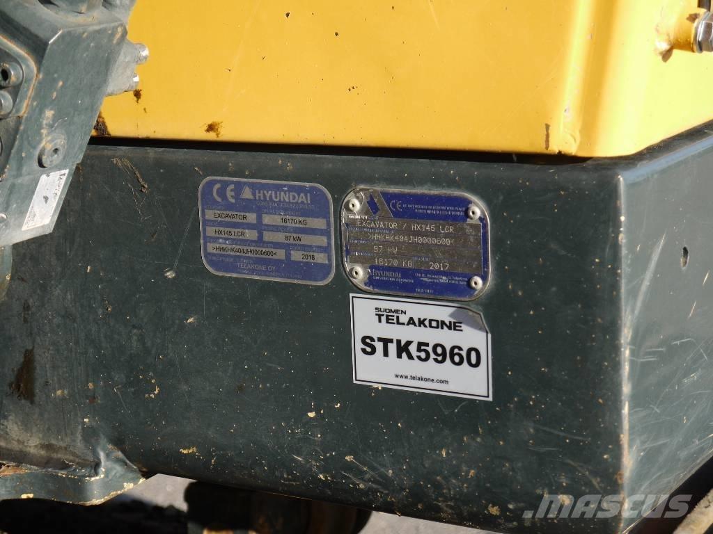 Hyundai HX 145 LCRD Rupsgraafmachines