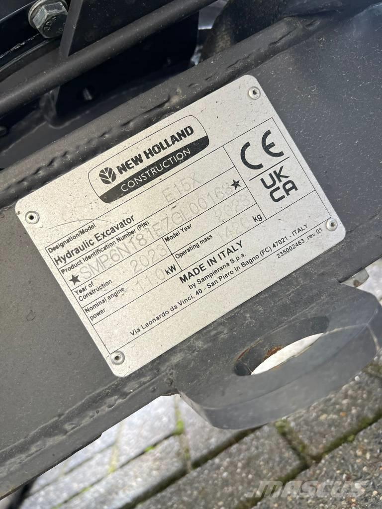 New Holland E 15 X Minigraafmachines < 7t