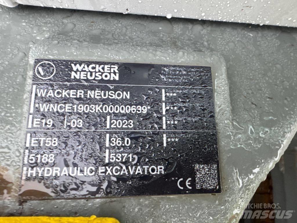 Wacker Neuson ET58 Rupsgraafmachines