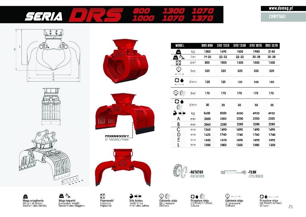  DEMOQ DSR1300 Grijpers