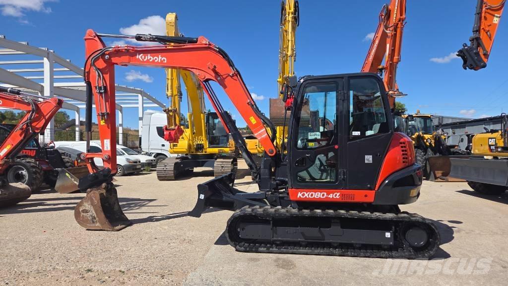 Kubota KX 080-4 Midigraafmachines 7t - 12t
