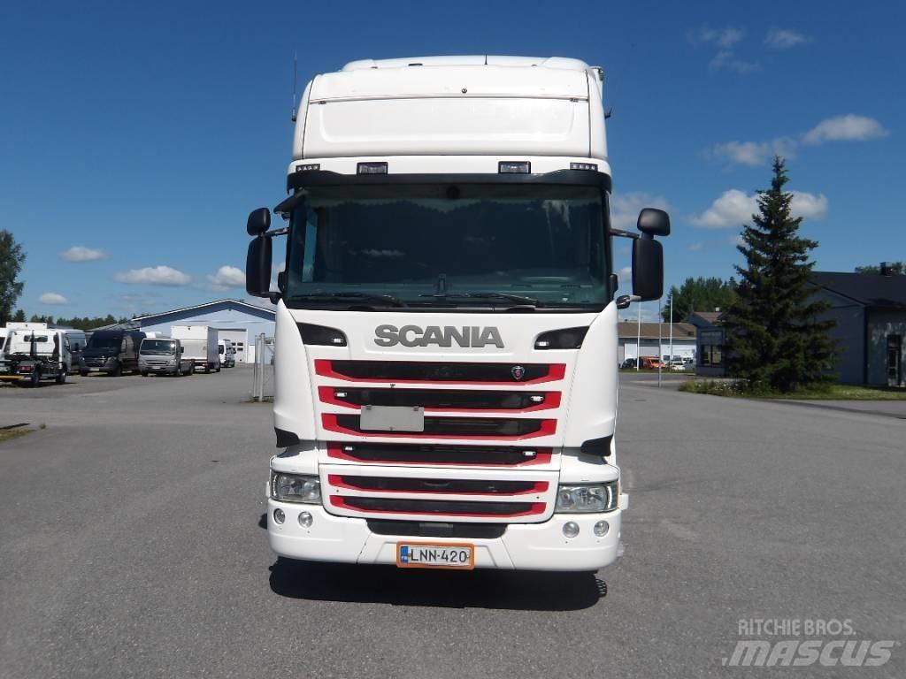 Scania R490 6x2 Bakwagens met gesloten opbouw