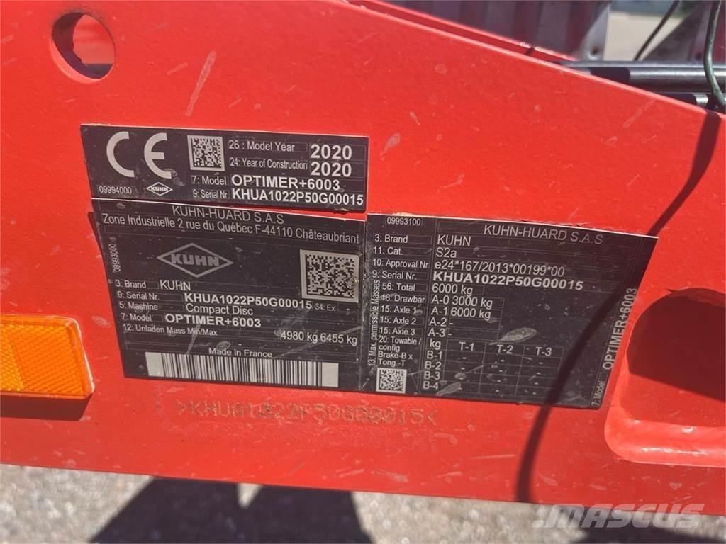 Kuhn Optimer + 6003 Landbouw - overige