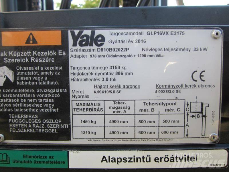 Yale GLP 16 VX LPG heftrucks