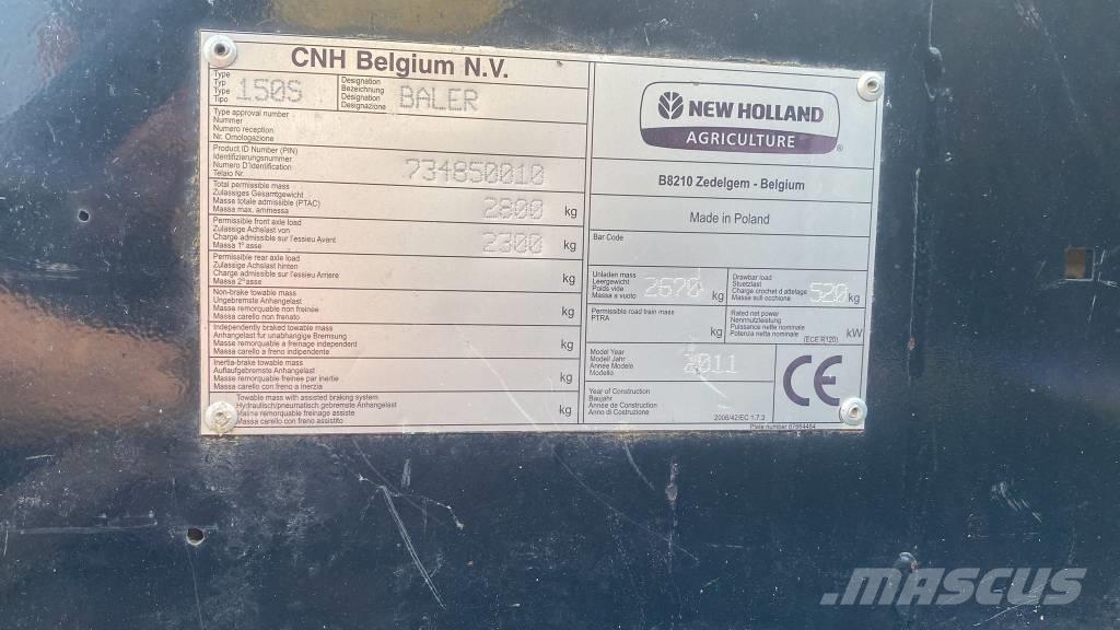 New Holland BR 7060 Ronde-balenpersen