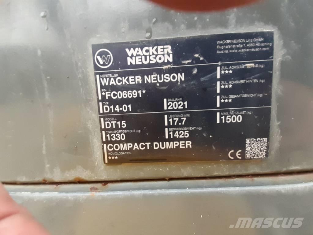 Wacker Neuson DT15 Rupsdumpers