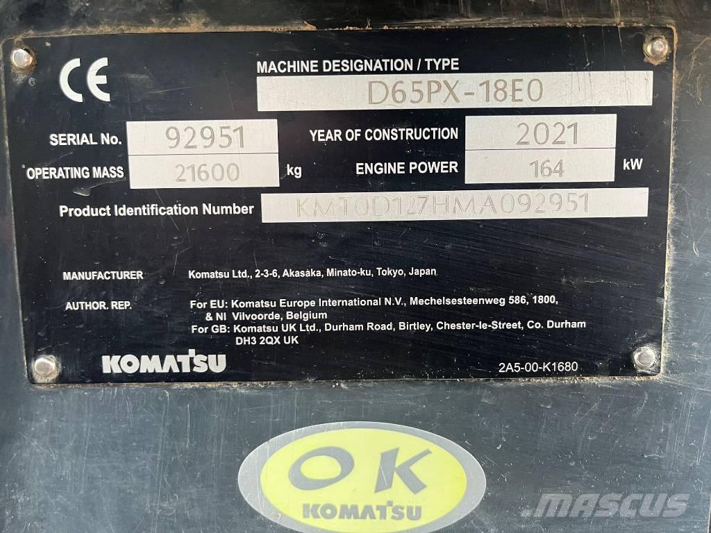 Komatsu D65PX-18E0 Rupsdozers