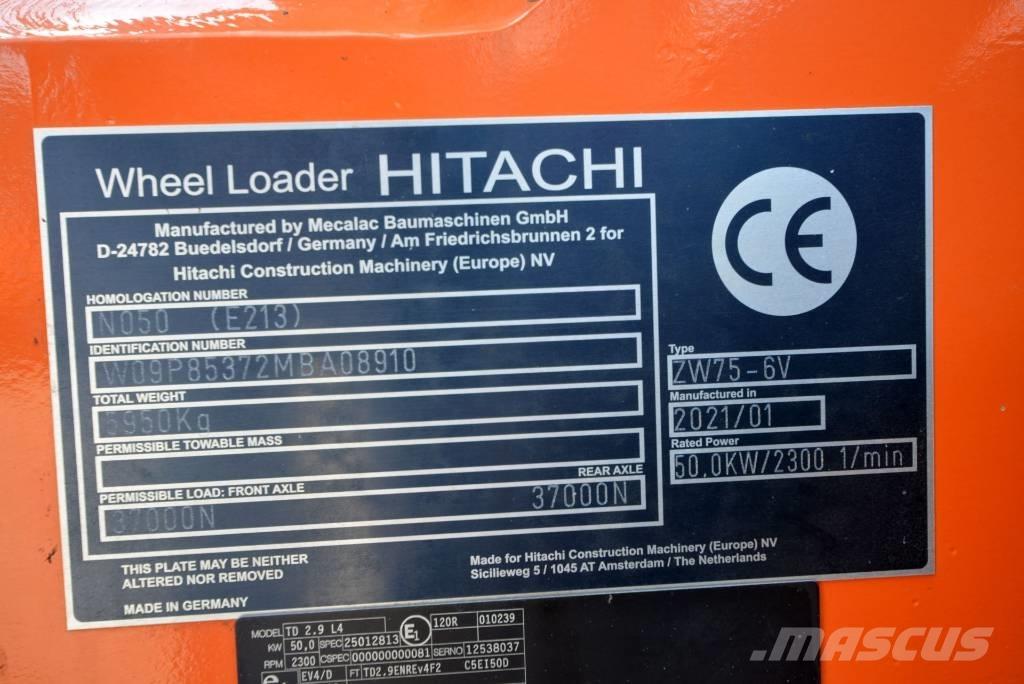 Hitachi ZW 75-6 Wielladers