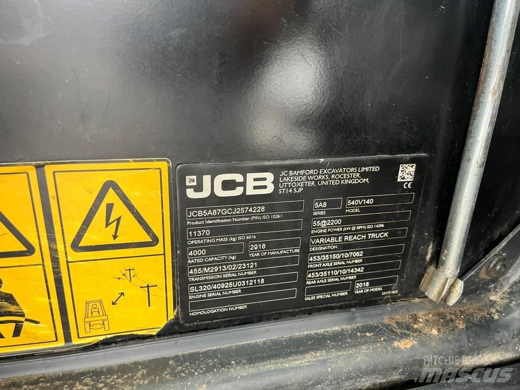 JCB 540-140 Verreikers
