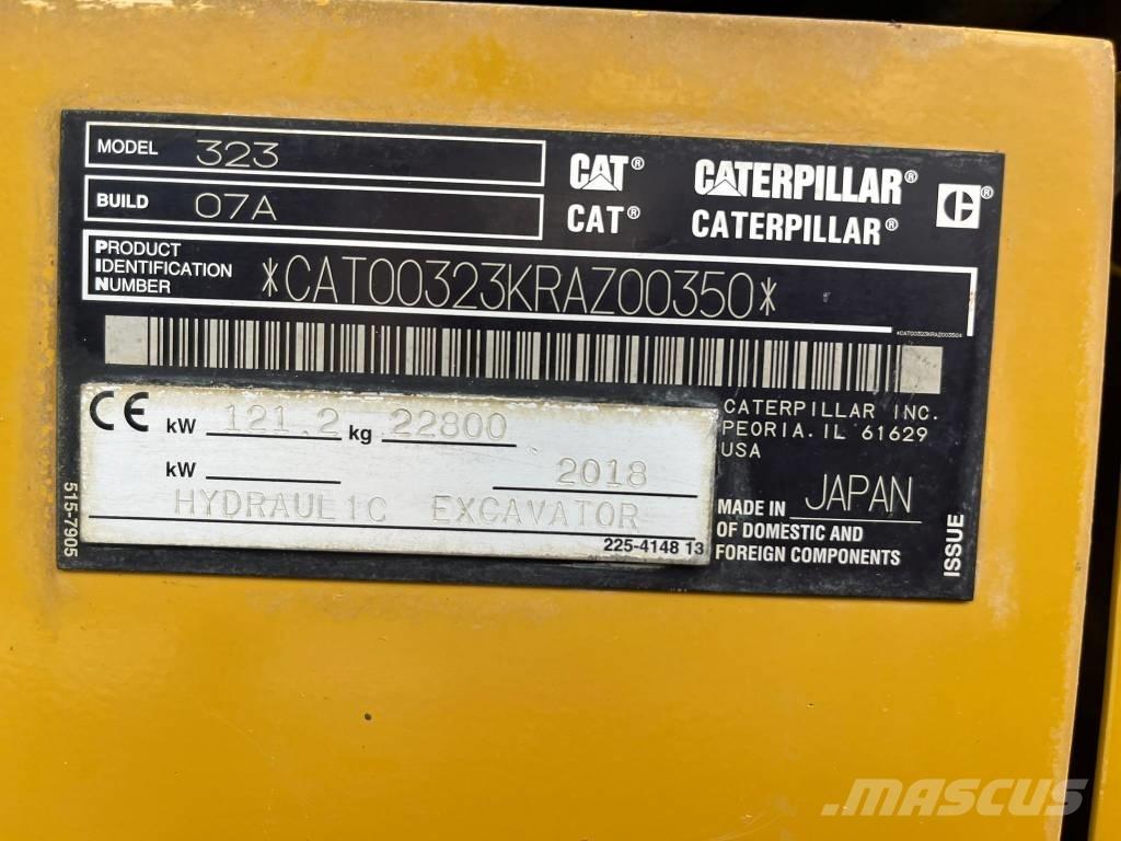 CAT 323 07A Rupsgraafmachines