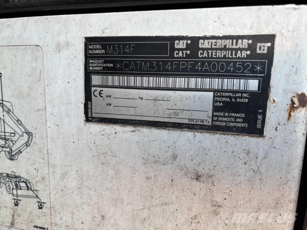 CAT m314f Wielgraafmachines