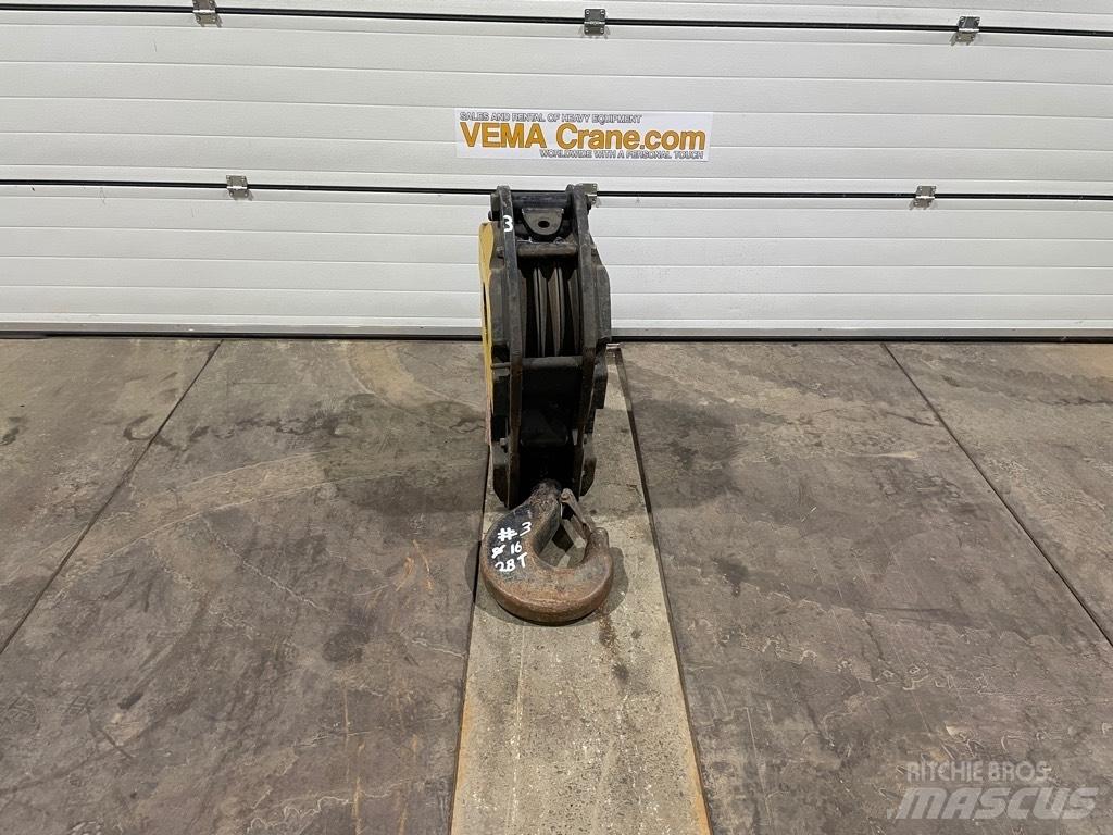 Krupp hookblock 28T Kranen onderdelen en gereedschap