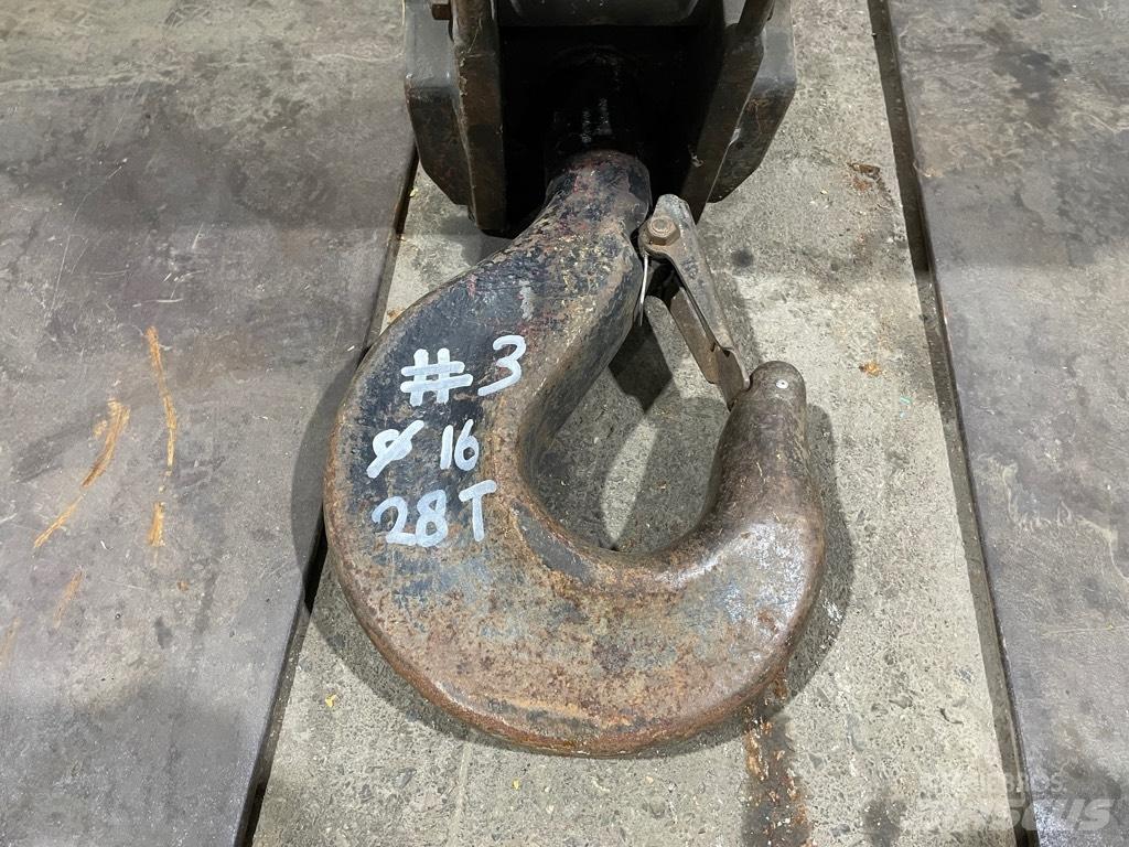 Krupp hookblock 28T Kranen onderdelen en gereedschap
