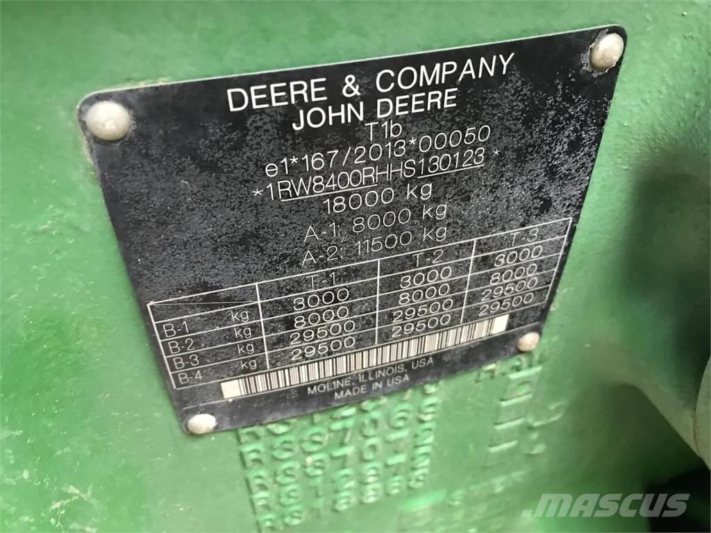 John Deere 8400R Tractoren