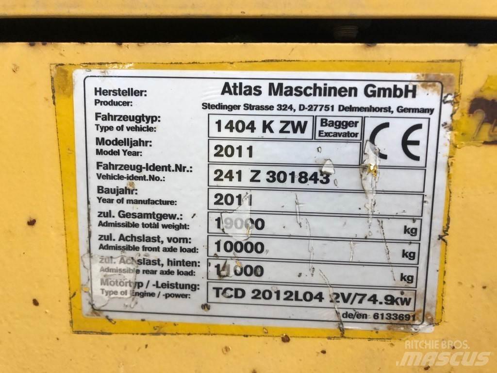 Atlas AB1404K Wielgraafmachines