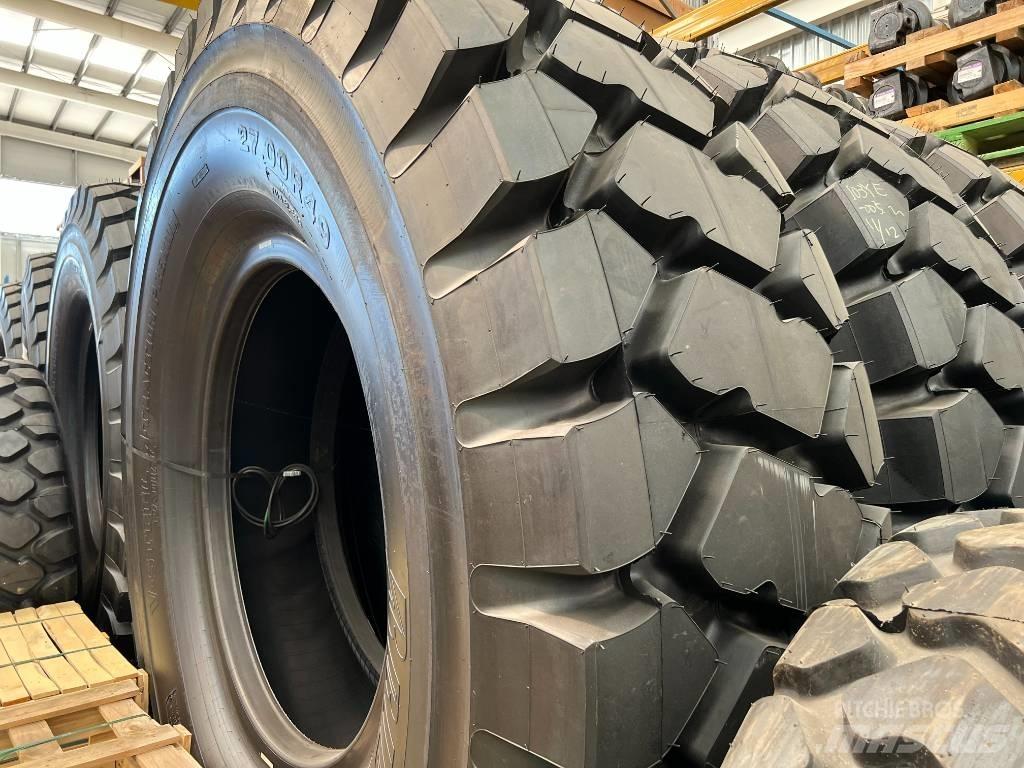 Bridgestone 27.00R49 Banden, wielen en velgen
