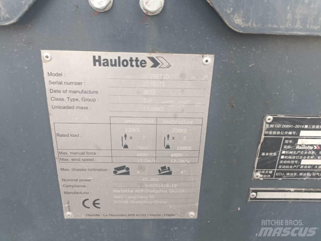 Haulotte HT28RTJO Telescoophoogwerkers