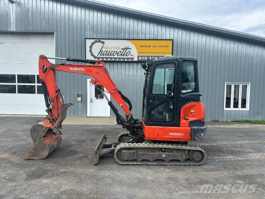Kubota KX 033-4 Minigraafmachines < 7t