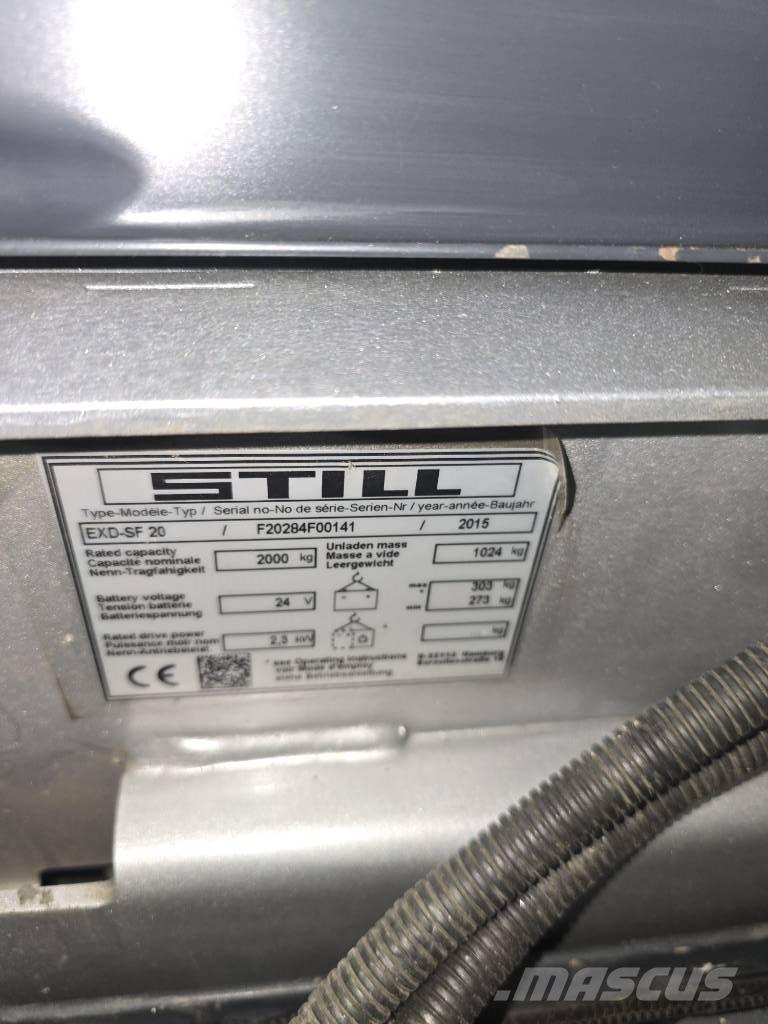 Still EXD SF 20I Zelfrijdende stapelaars