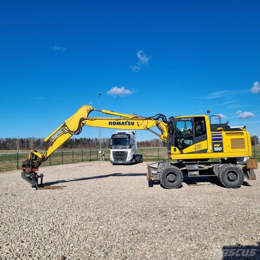Komatsu PW180 - 11E0 Wielgraafmachines