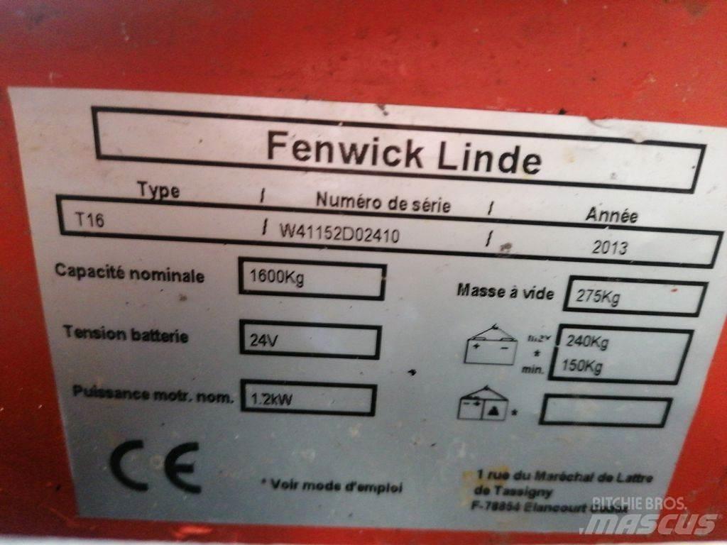 Linde T16 Electro-pallettrucks